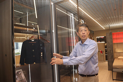 建築家：各務謙司氏が「ハーフェレ ジャパン 新宿ショールーム」を訪問5