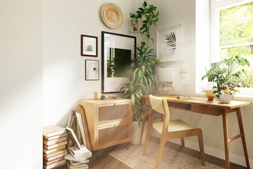 植物の力で部屋の空気を清浄するナチュリアコート