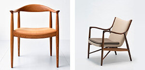 ハンス・ウェグナー と フィン・ユール の椅子