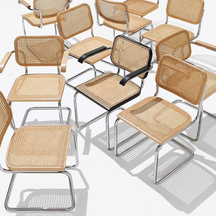 CESCA CHAIR NOARM MACH.WOVEN CANE LT.BCH｜LIVING DESIGN CENTER OZONE