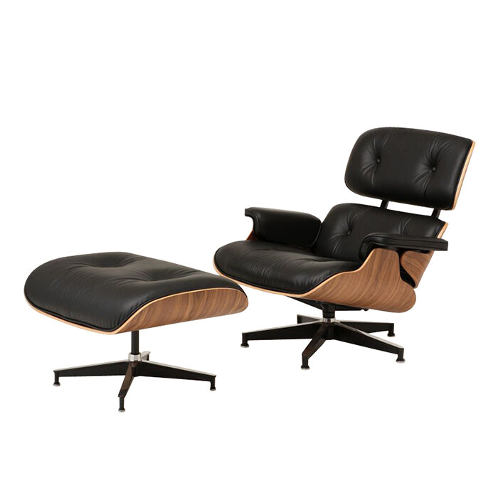 EAMES SET LOUNGE CHAIR/OTT BLK/WAL｜LIVING DESIGN CENTER OZONE